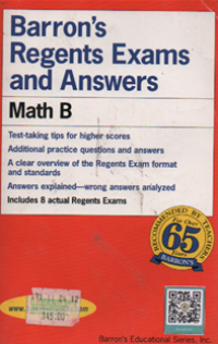 Image of Barron's regents exams and answers