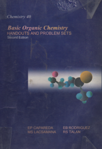 Image of Chemistry 40 : Basic Organic Chemistry Handout and Problem Sets