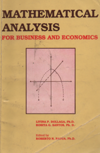 Image of Mathematical Analysis for Business and Economics