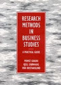 Image of Research methods in business studies: a practical guide