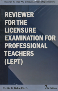 Image of Reviewer for the Licensure Examination for Professional Teachers
