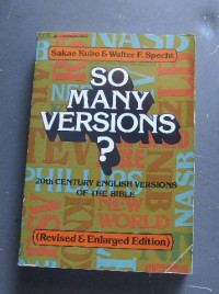 Image of So Many Versions?