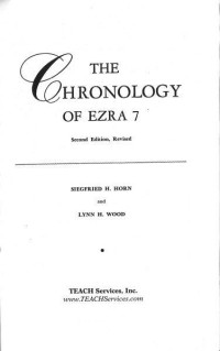 Image of The chronology of Ezra 7